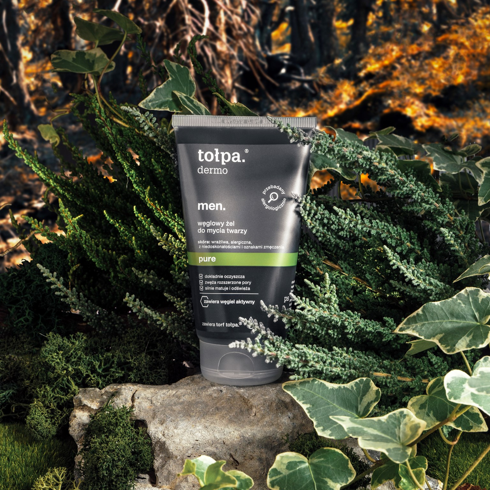 TOLPA MEN PURE CHARCOAL Скраб с углем против черный точек 100 мл