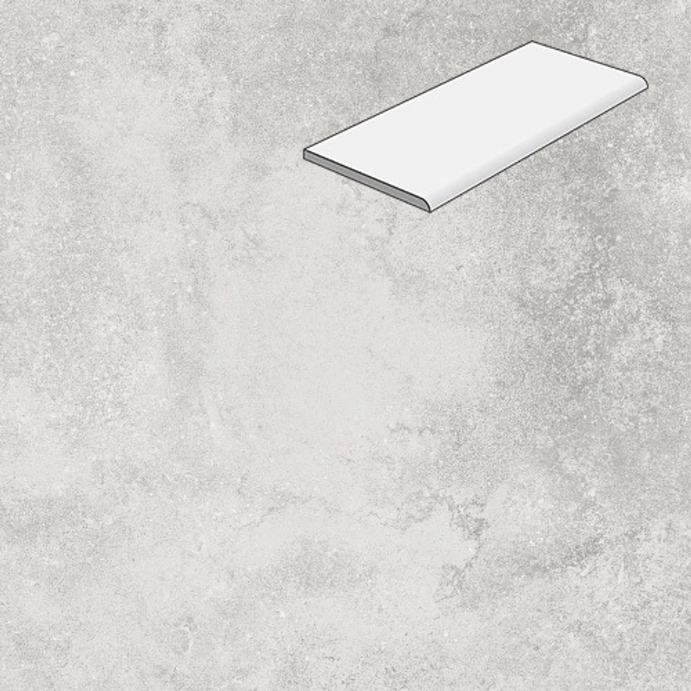 Ступень с фаской Lifebrick Limestone Ash 600x330x20