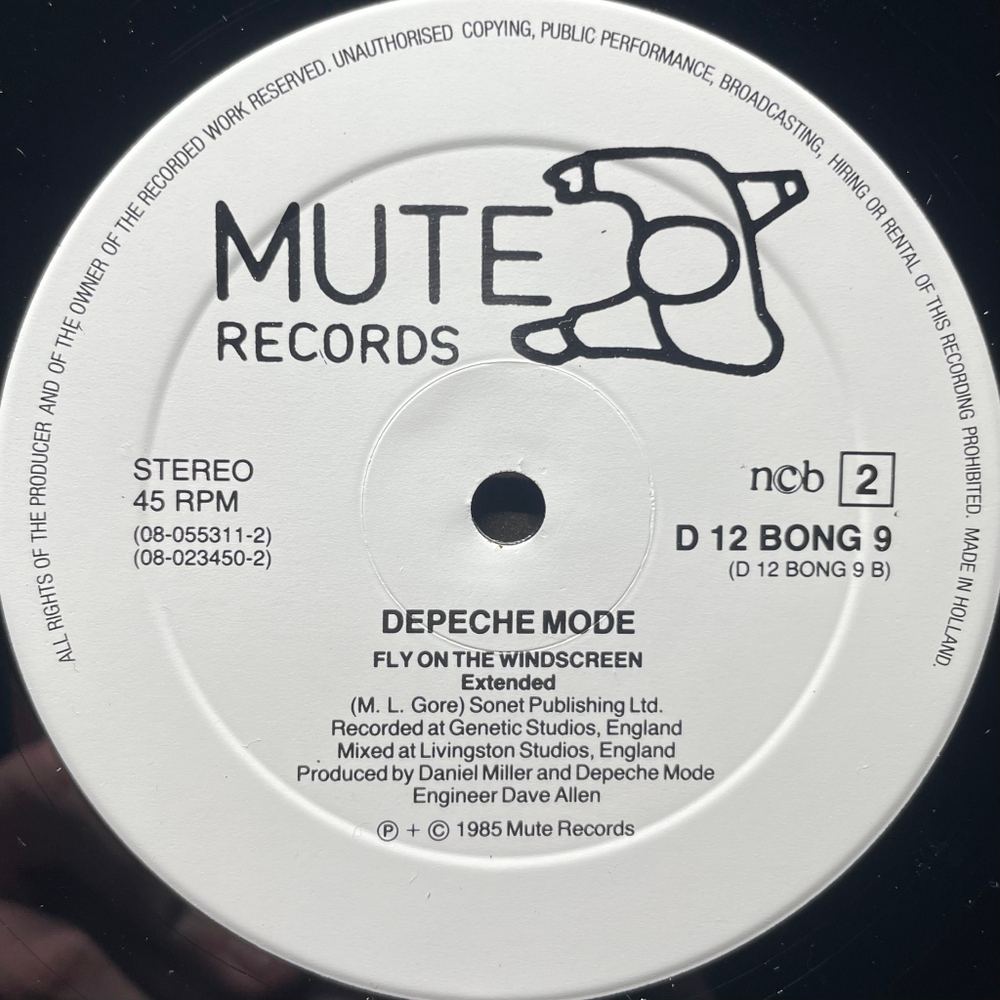 Depeche Mode - It's Called A Heart / Fly On The Windscreen 2 x Vinyl, 12", 45 RPM (Скандинавия 1985г.)