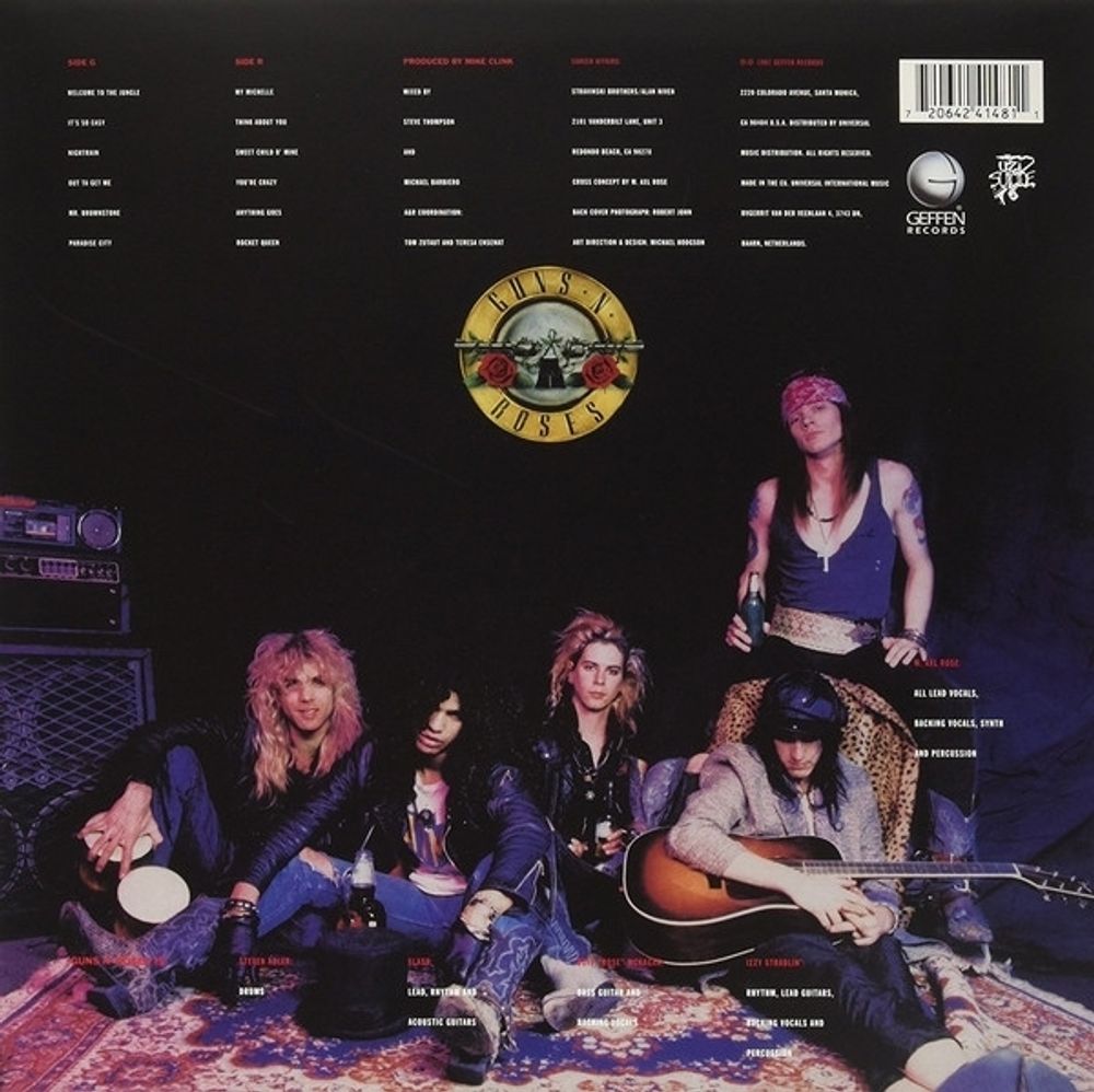 GUNS 'N' ROSES - APPETITE FOR DESTRUCTION (LP)