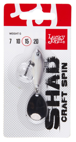 Тейл-спиннер Lucky John SHAD CRAFT SPIN 15г, цвет 017