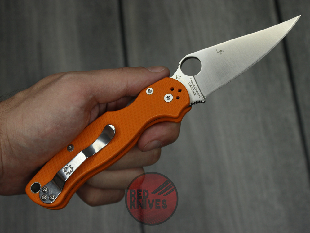 Нож Spyderco Paramilitary Orange C81GBORE2