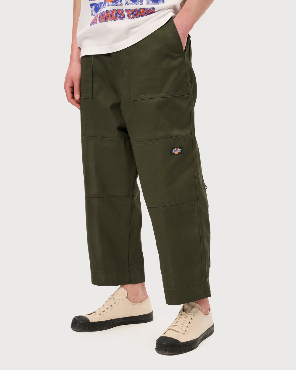 KIDILL × DICKIES БРЮКИ ЦВЕТА ХАКИ