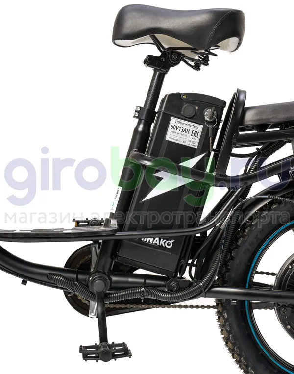 Электровелосипед Minako V.8 PRO Black (60V/13Ah) версия 2026 года фото №4