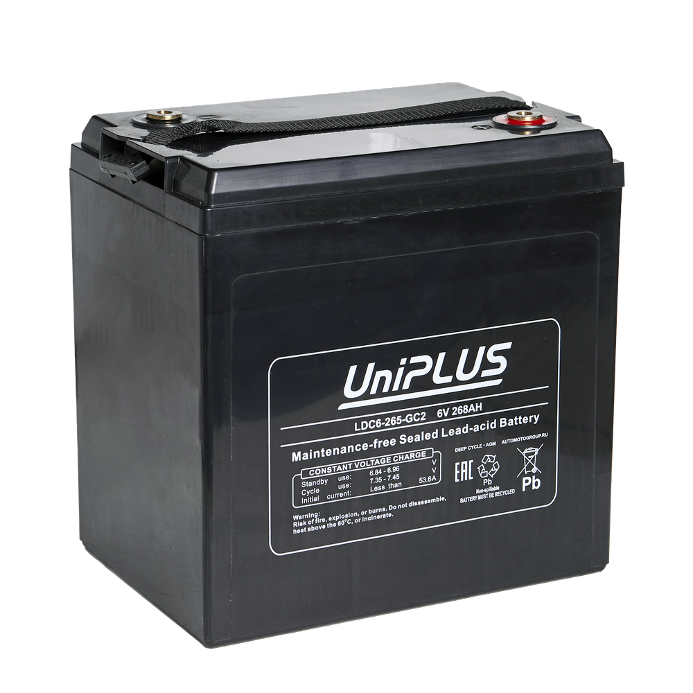 Тяговый аккумулятор LEOCH UniPLUS LDC6-265-GC2 (268Ач/6В) AGM-GEL
