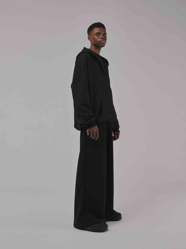 Худи Zip-Up Hoodie Logo черные - фото 5