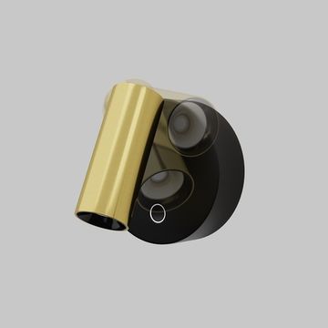 Настенный светильник LED 3W 3000K C081WL-L3BBS3K чёрный/латунь Twist Maytoni