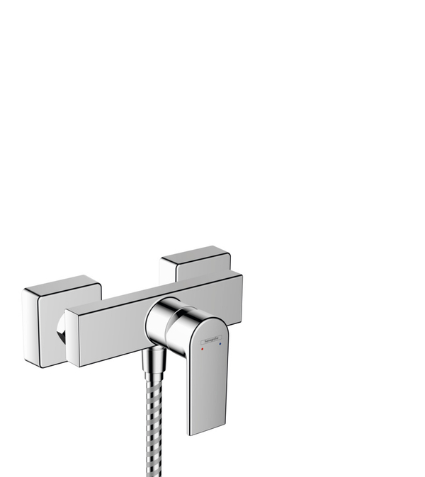Смеситель для душа Hansgrohe Vernis Shape однорычажный, внешнего матовый чёрный 71650670