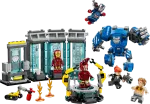 Конструктор LEGO Marvel 76315 Лаборатория Железного человека: Зал доспехов