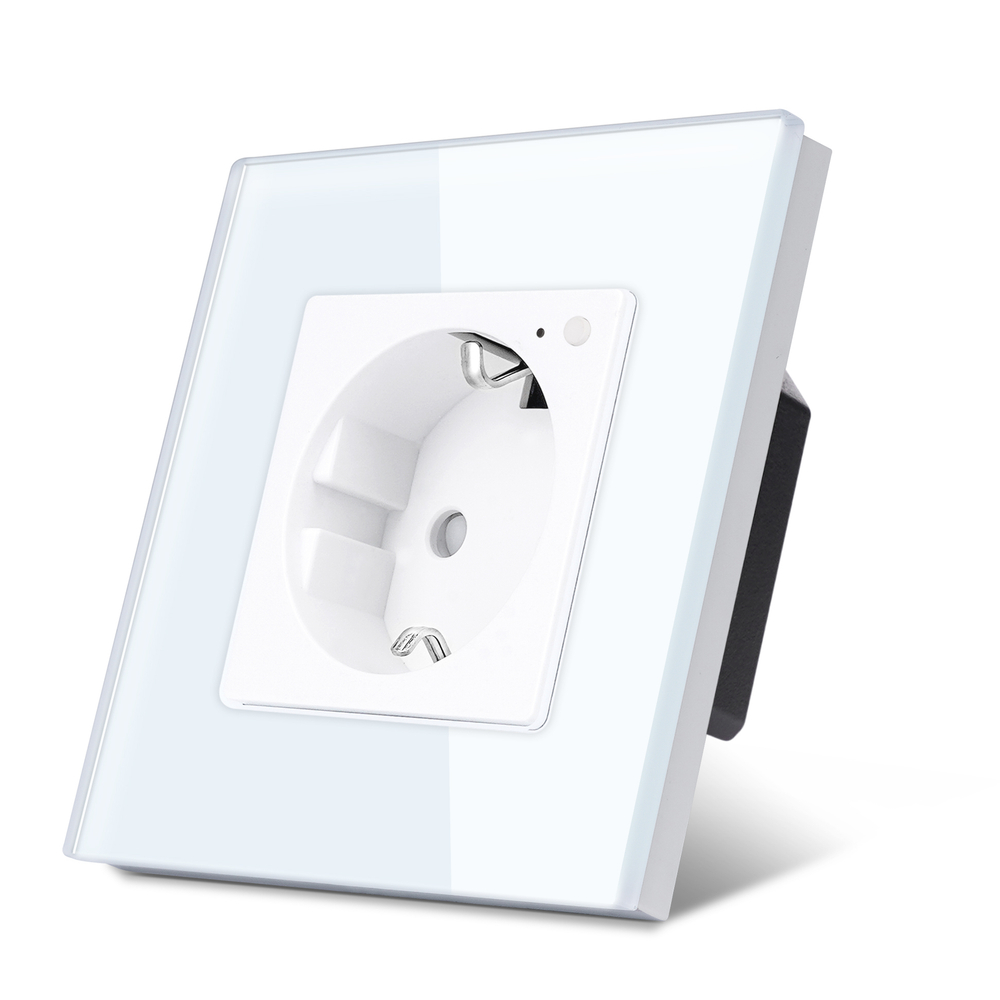 Розетка ZigBee с мониторингом 16А S1F-WT БЕЛЫЙ