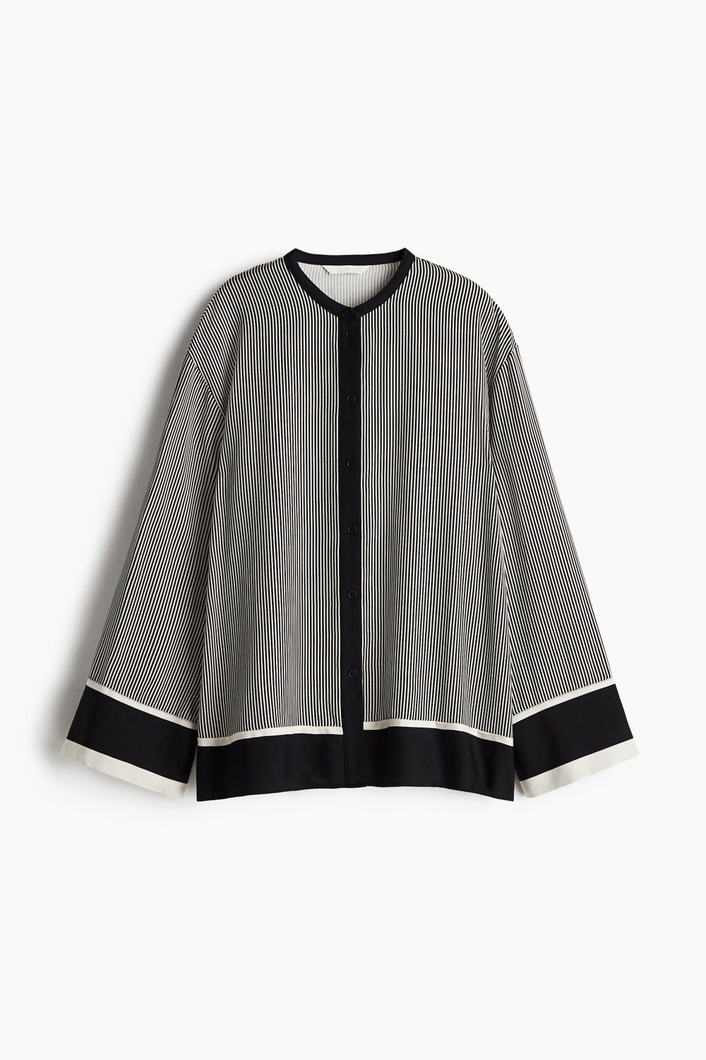 Свободная рубашка в полоску - H&M