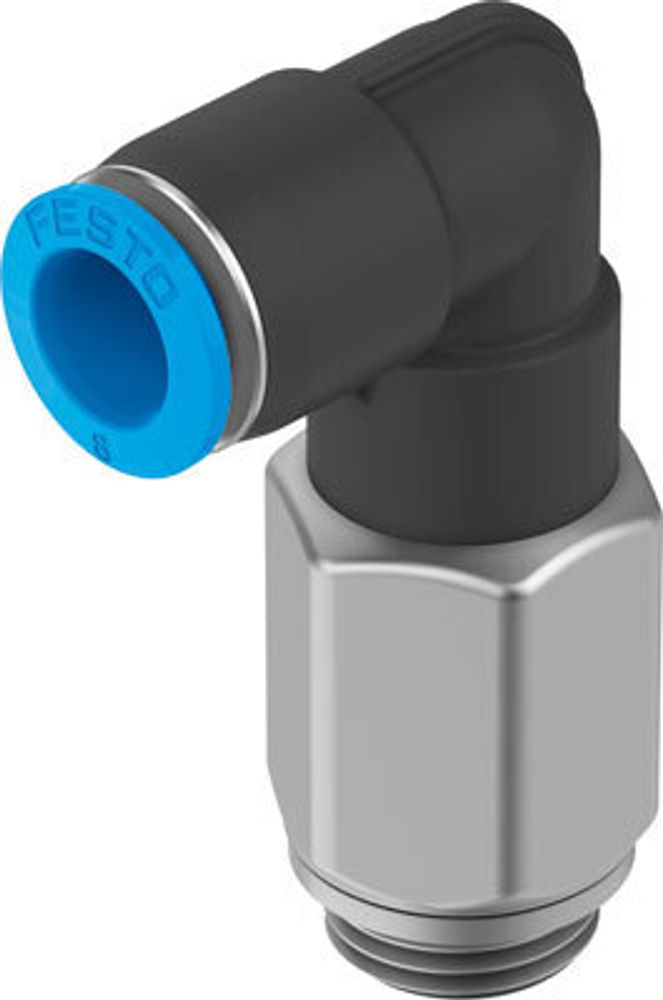QSLL-G1/2-12 Угловой фитинг с цанговым зажимом, удлиненный QSLL-G1/2-12 Угловой фитинг с цанговым зажимом, удлиненный