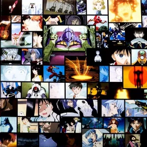 OST Neon Genesis Evangelion (Deep Blue & Black Marbled) (Винил)