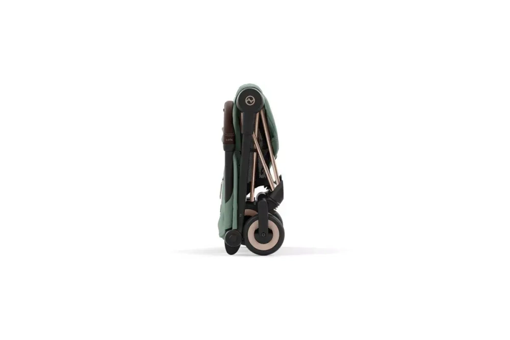 Коляска прогулочная Cybex Coya, Leaf Green шасси Rose Gold