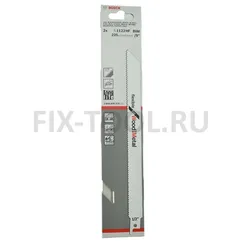 Сабельное полотно Bosch по дереву и металлу S1122HF 225 мм 2 шт