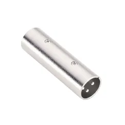 Adam Hall 7861 - адаптер XLR (M) - XLR (M), серебристый