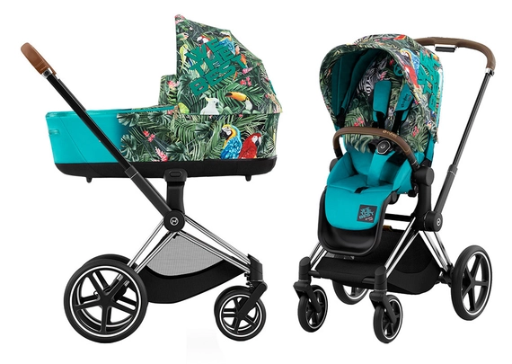 Детская коляска Cybex Priam IV 2 в 1 by DJ Khaled We The Best шасси Chrome