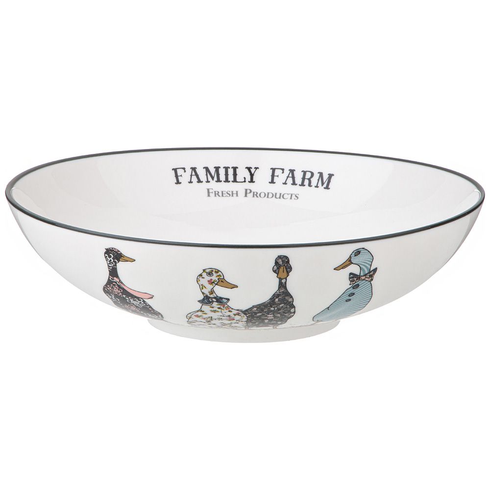 ТАРЕЛКА СУПОВАЯ LEFARD "FAMILY FARM" 18*5 СМ В ФОРМЕ САЛАТНИКА(КОР=24ШТ.)