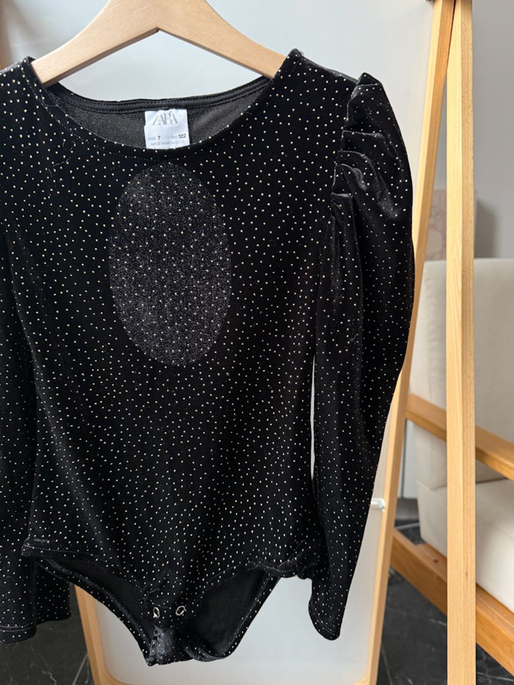 Бархатное боди Zara, 122