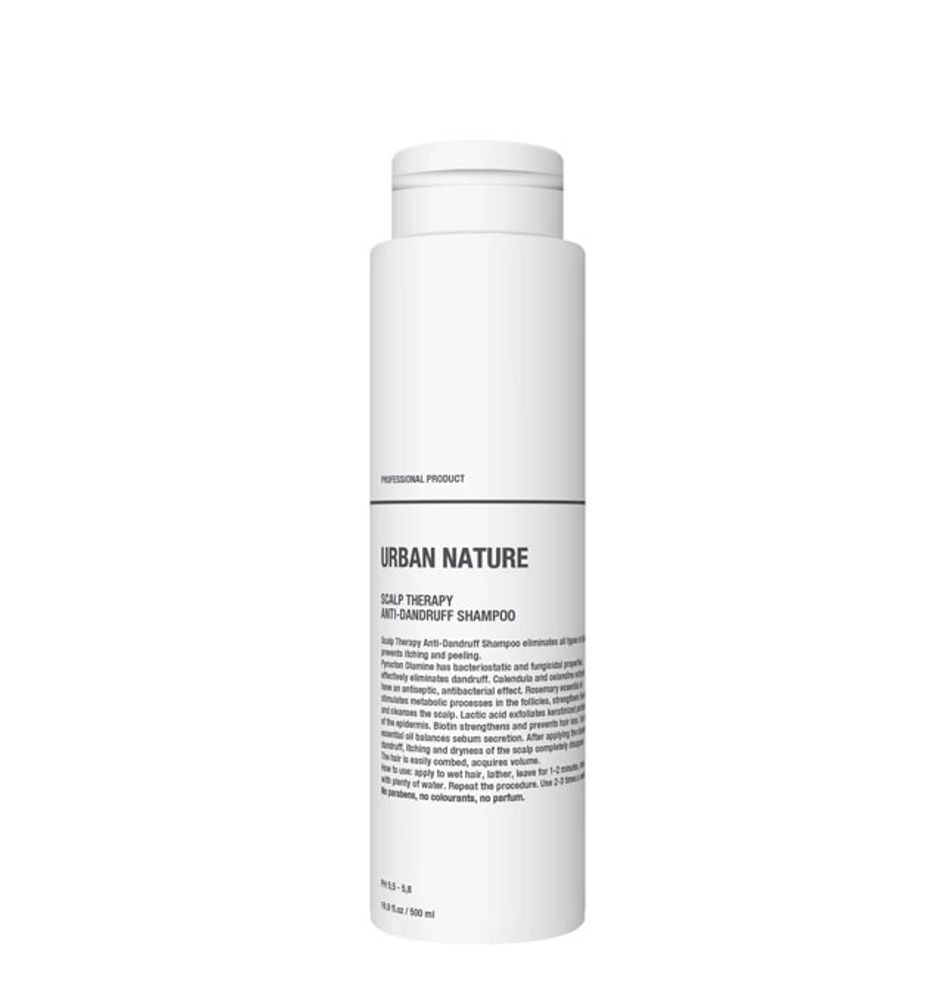 Шампунь Urban Nature SCALP THERAPY ANTI-DANDRUFF против перхоти с терапевтическим эффектом