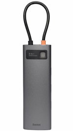USB-C хаб Baseus StarJoy 8-Port Type-C HUB WKWG080113 серый