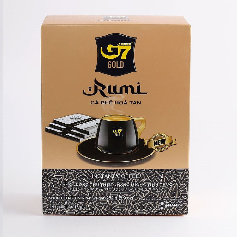 Вьетнамский растворимый кофе G7 Gold - Rumi, 14пак