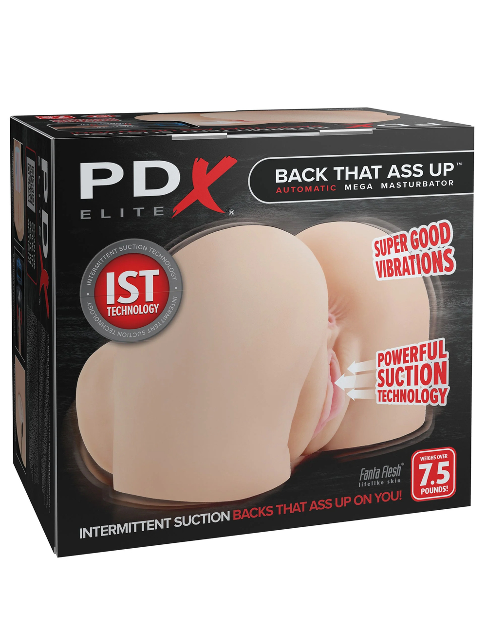 Мастурбатор с вибрацией PDX Plus Back That Ass Up Automatic Light Pipedream RD63121PD