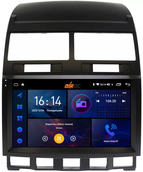 Магнитола для Volkswagen Touareg 2002-2010 - AIROC 2K RI-3703 Android 12, Быстрая, QLed+2K, CarPlay, SIM-слот