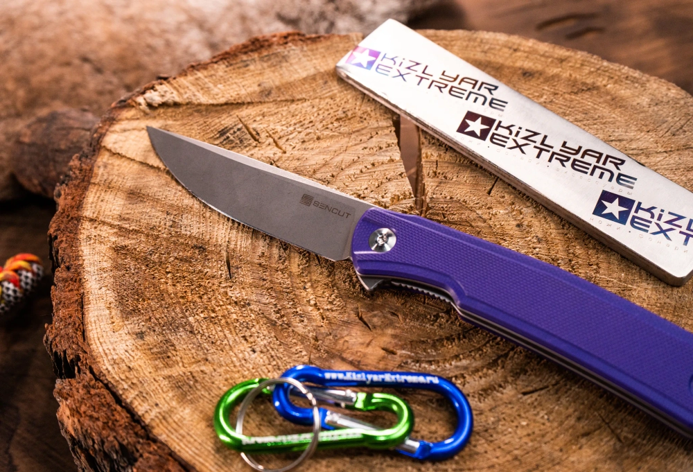 Нож SENCUT Scitus сталь D2 рукоять Purple G10