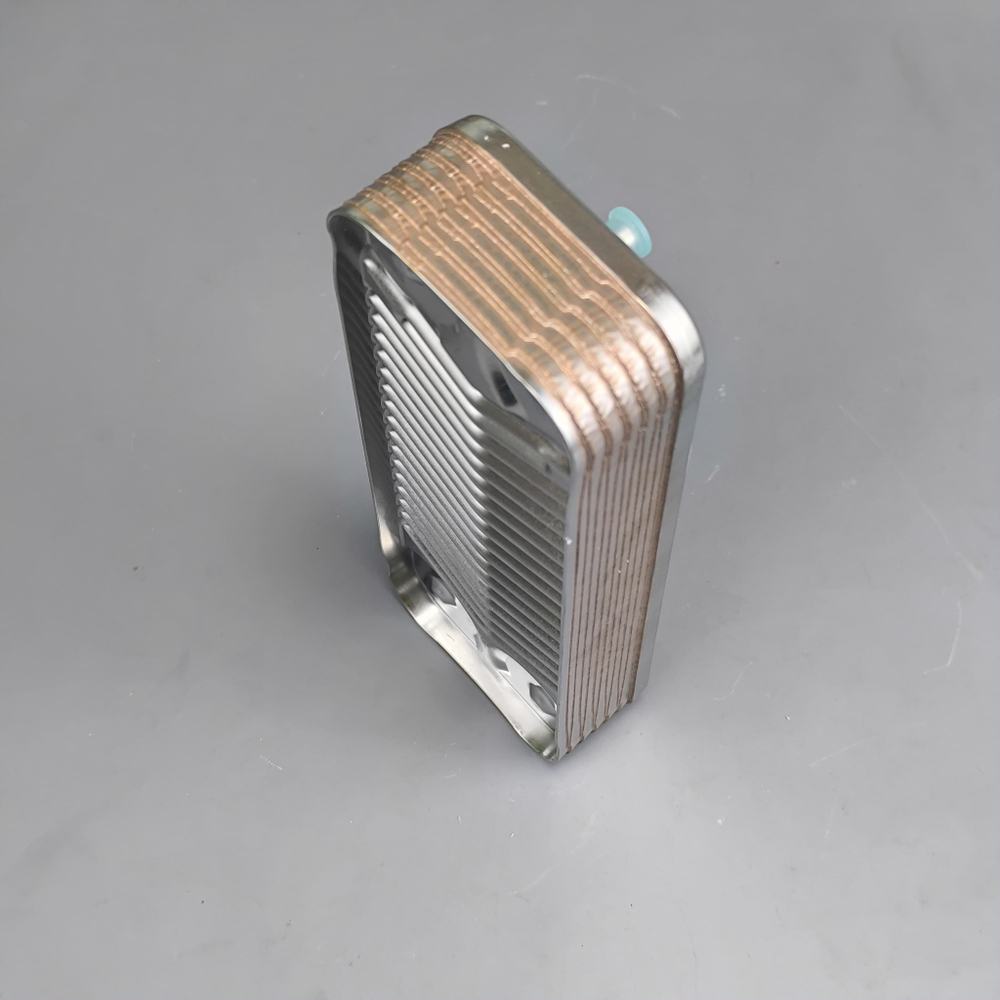Теплообменник ГВС 12 пластин 166 мм для котлов BAXI, PROTHERM, FONDITAL арт. 0020119606, 711612800, 711613000