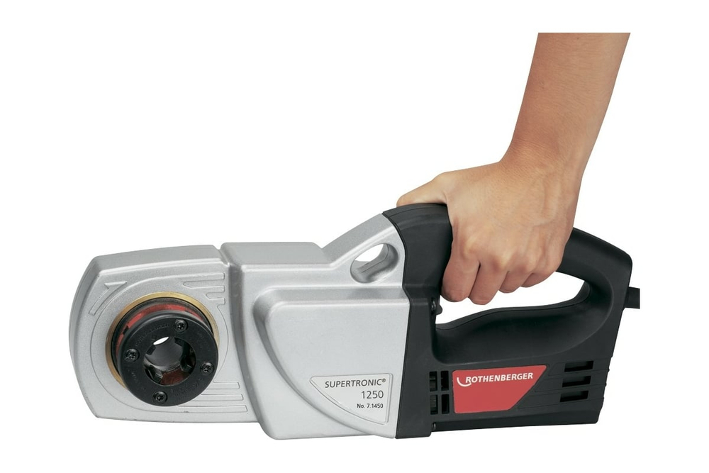 Ручной электроклупп Rothenberger SUPERTRONIC 1250 к-т в пластм.ящике с головками 1/2-1.1/4"