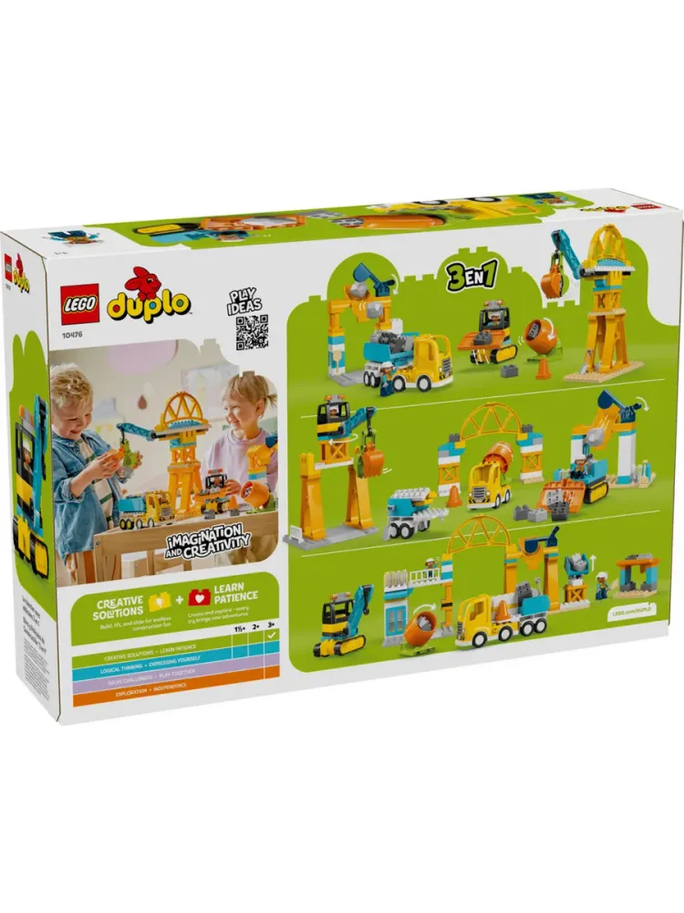 Конструктор DUPLO 10476 Строительная площадка и техника 3в1