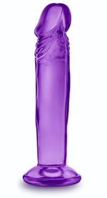 Фиолетовый анальный фаллоимитатор Sweet N Small 6 Inch Dildo With Suction Cup - 16,5 см. (Цвет: фиолетовый)