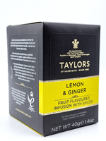 Чай травяной TAYLORS Taylors с лимоном и имбирем 20 пакетиков 40 г (из Финляндии)