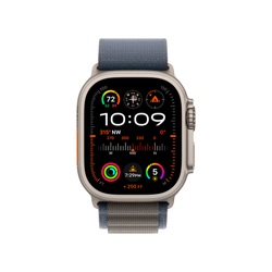 Apple Watch Ultra 2, 49 мм, GPS + Cellular, корпус из титана, ремешок Alpine синего цвета