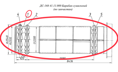 ДС-168 41.11.010 Барабан