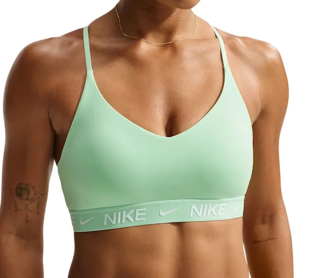 Теннисный бюстгальтер Nike Indy Light Support Padded Adjustable Sports - cucumber calm