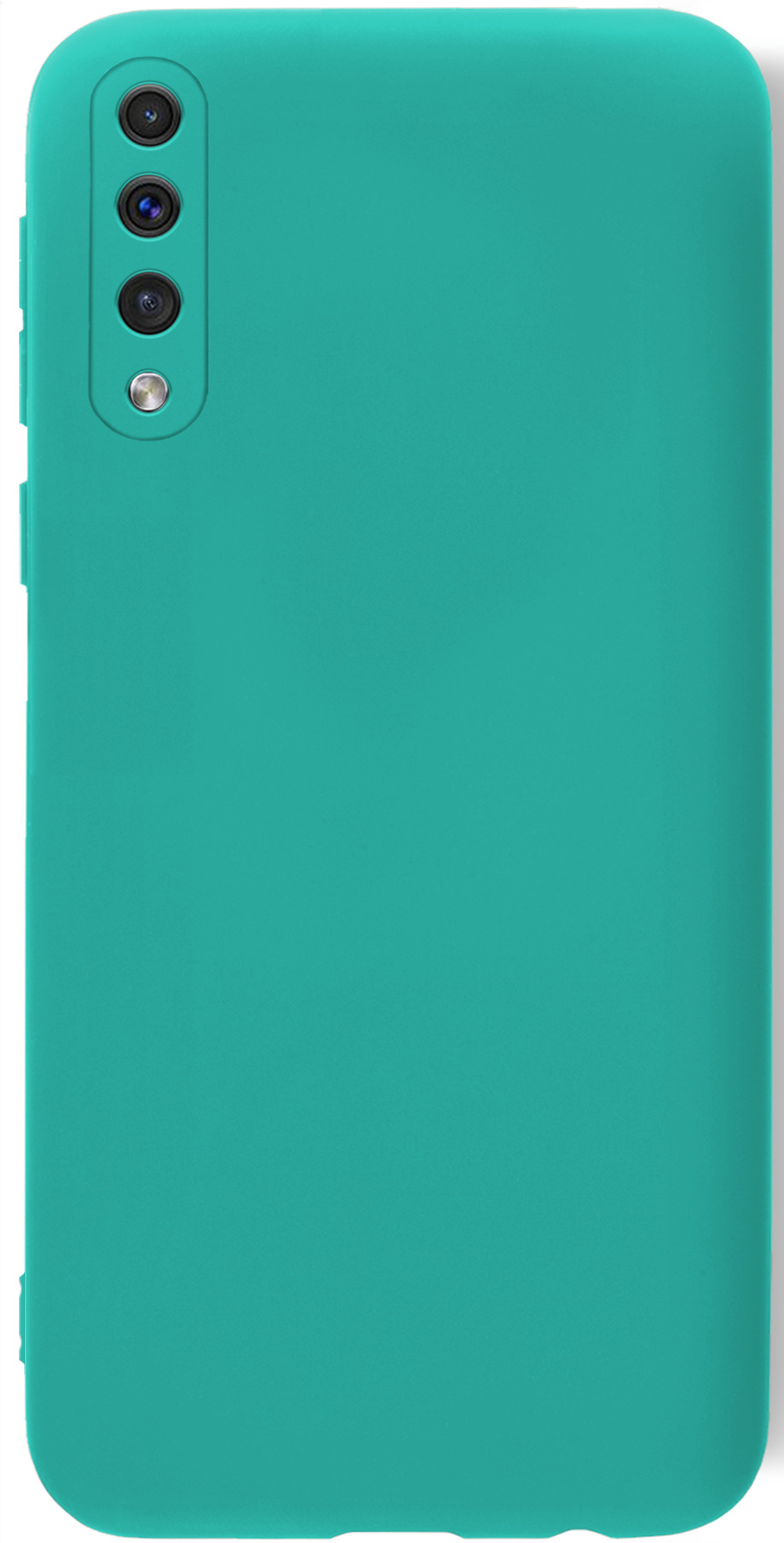 Мягкий Soft Touch чехол из силикона для SAMSUNG GALAXY A50 / 50s / 30s с бархатной подкладкой