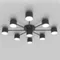 Люстра потолочная NewRgy CL-BLACK DOT-R001-GX53*9 BK, 9×15 Вт, чёрная