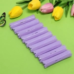 Бигуди пластмассовые-коклюшки 10шт «Styling», микс 6 цветов, d=2,2см (прозрачный пакет с подвесом), без резинки