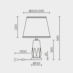 Настольный светильник MODELUX ML.6174.01TL BL