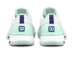 Женские теннисные кроссовки Wilson Intrigue Tour Clay - white/bay/skipper blue
