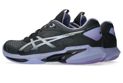 Мужские кроссовки теннисные Asics Solution Speed FF 4 Clay Night Energy - graphite grey/pure silver