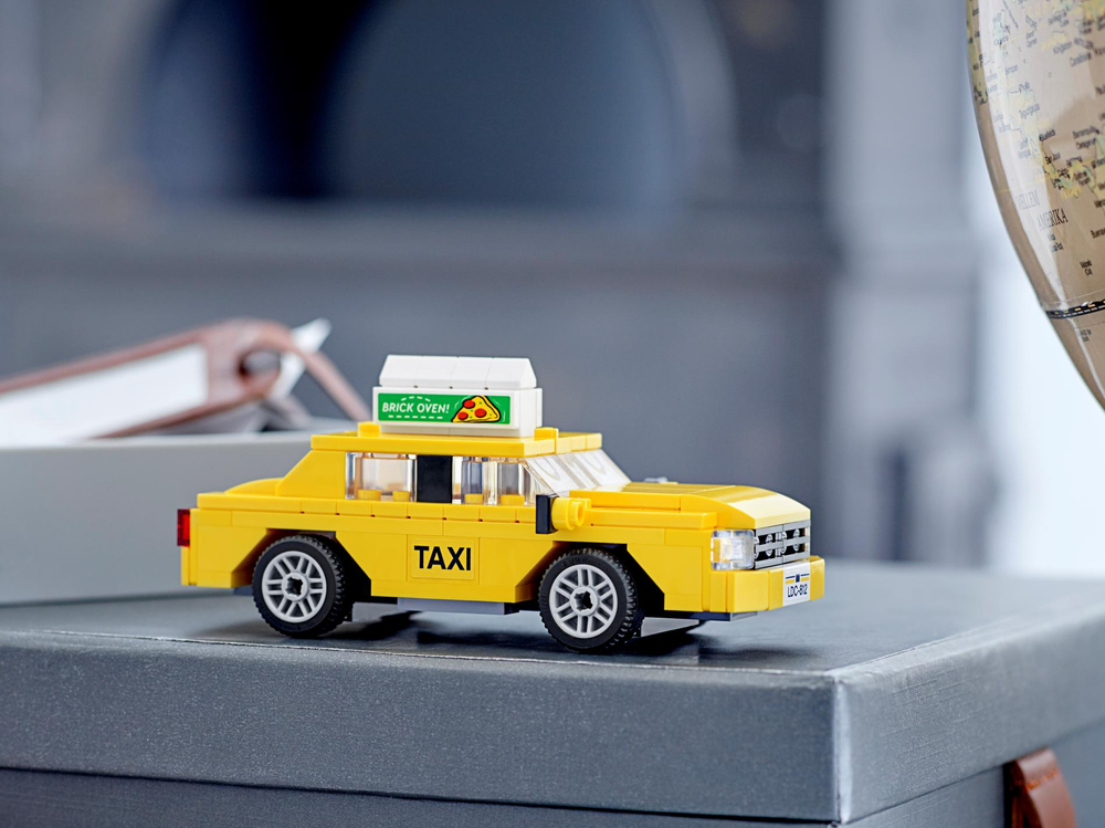 Конструктор Лего Криэйтор Жёлтое такси 40468 | LEGO Creator Yellow Taxi коллекционная модель 124 детали 7+
