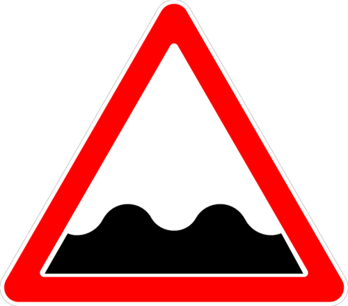 Знак Неровная дорога 1.16
