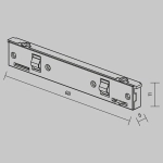Коннектор питания прямой Levity, TRA184IPC-1B. TM Maytoni