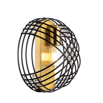 Бра 1*E27 V000105 10001/1W Black черный Fresco Indigo