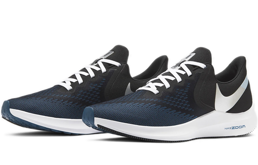 Nike Zoom Winflo 6 Black Metallic Silver