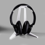 Подставка-держатель для накладных наушников, настольная, 3D печать, белая