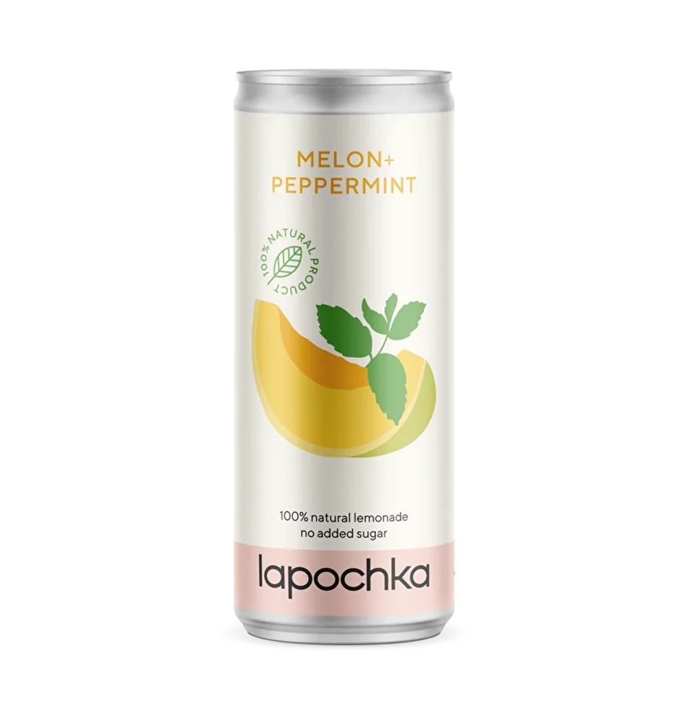 Лимонад Lapochka Дыня + Перечная мята 0.33 л